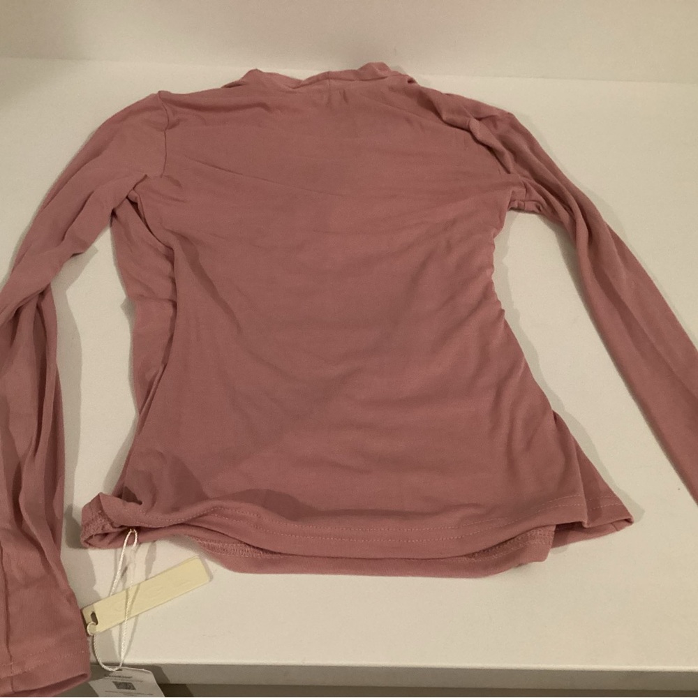 OGL Faux Wrap Long Sleeve Lightweight Top - Picture 5 of 7
